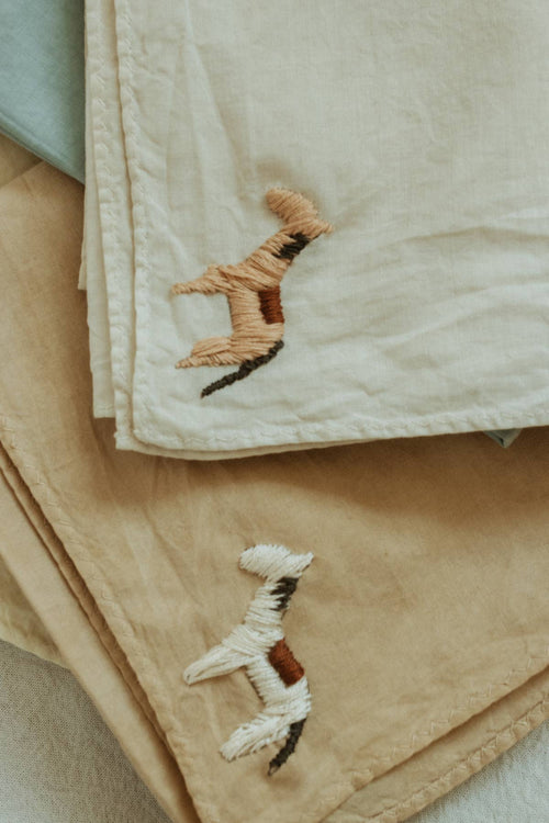 A little horse - hand embroidered bandana