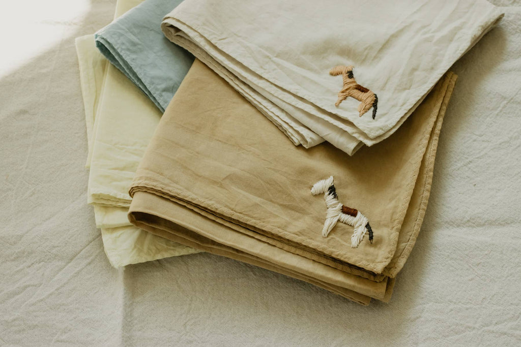 A little horse - hand embroidered bandana